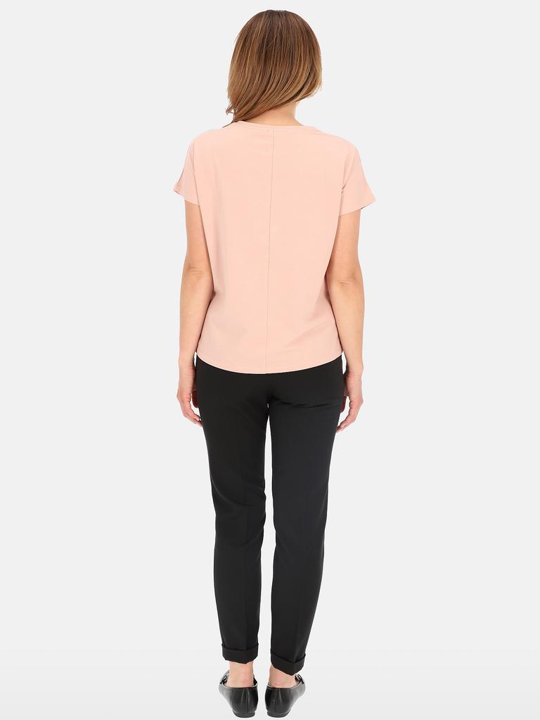 Women' cotton blouse with the image of a woman