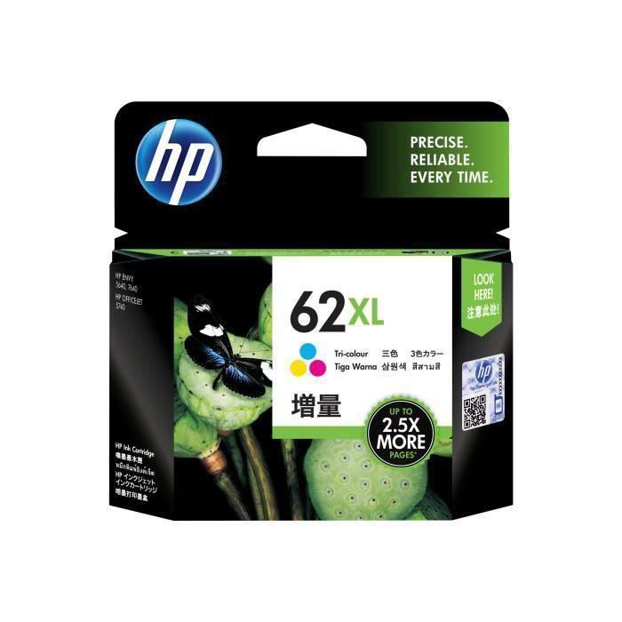 HP 62XL Inkjet Cartridge C2P07AE#ABE - Tri-color - Inkjet