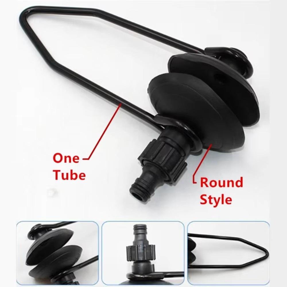 Universal Boat Outboard Motor Water Flusher Dual Feed Motor Ear Muff Cups Boat Outboard Motor Cleaner Large Round Rectangular