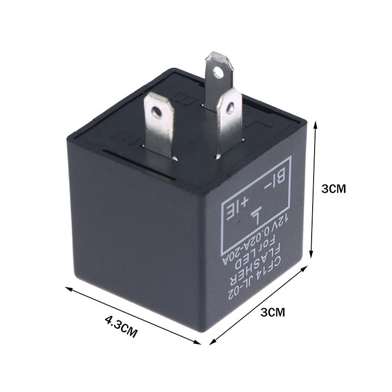 CF13KT CF13 CF14 Universell 3 Pins 12V 0,02A-20A Einstellbarer LED Blinkgeber für Blinker Motorradschalter
