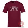 Made In 1970 TShirt Birthday Celebration Present Gift Funny Party Teeshirt