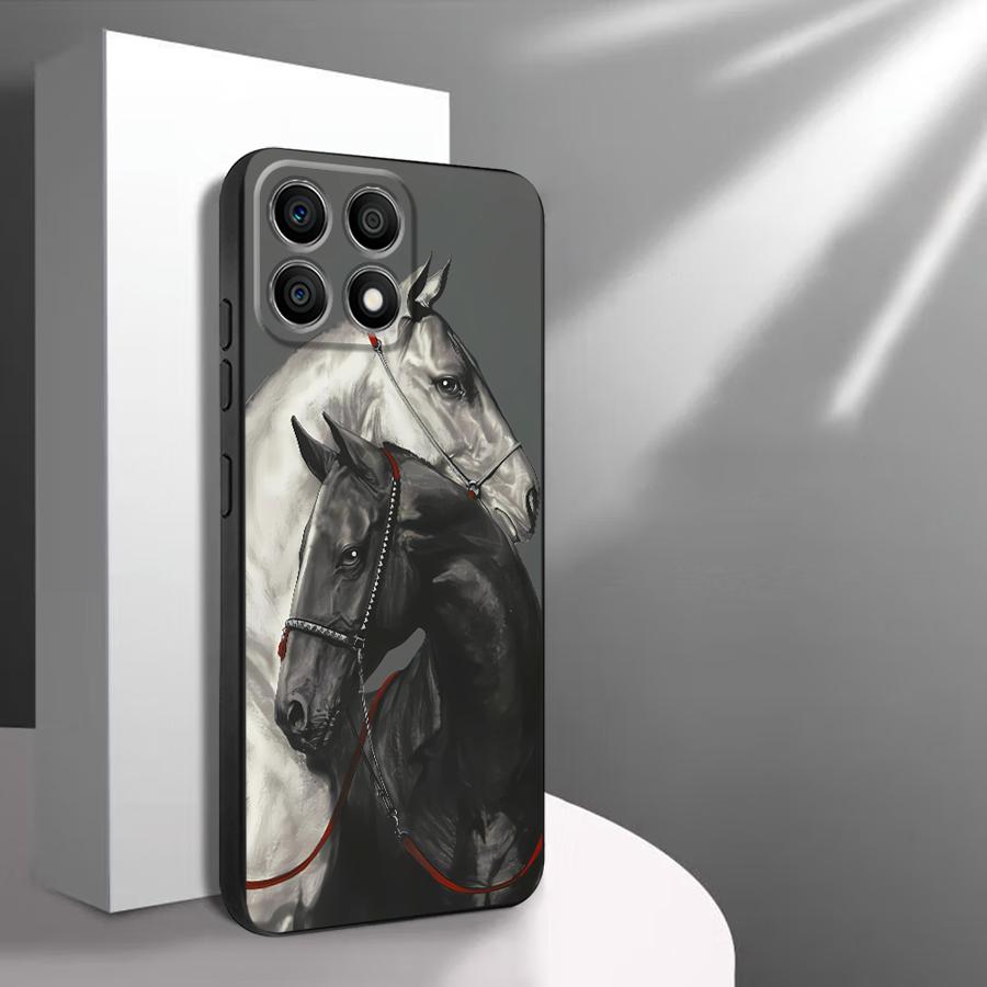 Anime Horse Pattern Case for Honor X9a X7 X5b 90 X6 70 Magic5Lite 8X 200 400 Lite X8 Funda Phone Cover