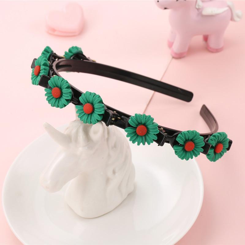 New Broken Hair Headband Female Braided Hair Artifact Multi-Layer Hollow Bangs Styling Hairpin Children's Headband Female