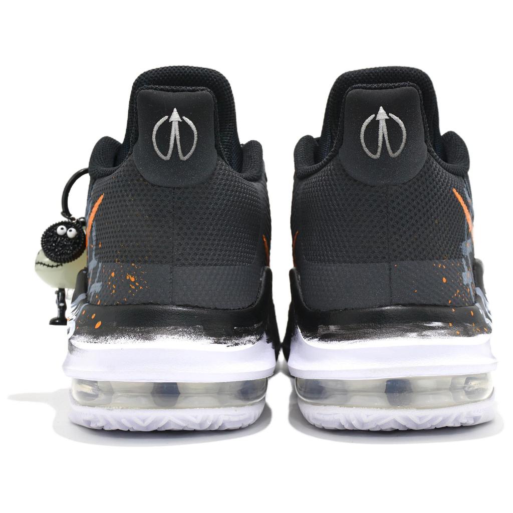 Nike Air Max Impact 3 Basketball Shoes Men's Low Top Black/White/Gray/Orange DC3725-100(Team628-)