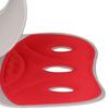 Ergonomische Rücken-Lendenwirbelstütze für gute Haltungskorrektur Schmerzlinderung Haltungskorrektur-Stuhl für Büro Zuhause Rot
