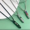 New Arrival American Flag Cat Claw Cross Stainless Steel Bullet Pendant Necklace