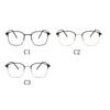 Pochromic Frameless Eyeglasses for Men Fashion Glasses Anti Radiation Eye Sunglasses for Men Korean Glasses Rectangle Compute
