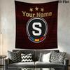 AC Sparta Praha Custom Name Wall Tapestry Aesthetic Wall Hanging Printed Fabric Blanket Decorative Tapestries for Bedroom Living Room Home Decor