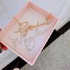 TD Custom Zircon Name Necklace 18K Gold Plated Stainless Steel Pendant Trendy Sparkling Cubic Zirconia Dainty Jewelry Gift Women