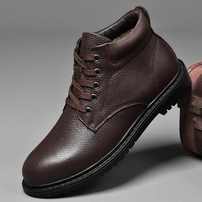 FashionBig Size 36-48 Men Boots Brand 2024 Fashion Men's Spring Shoes Comfortable Genuine Leather Luxury Ankle Boots Man Business Shoes