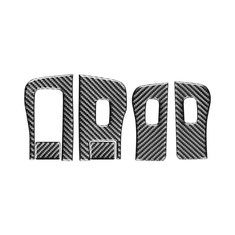 

Carbon Fiber Window Lift Button Panel Sticker for Tesla Model 3 Interior Modification