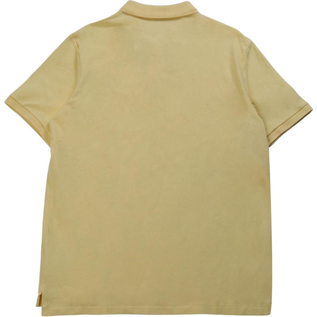 Polo Ralph Lauren Solid Color Brand Logo Polo Shirt Men Polo Shirts Yellow-Green 710534735-455