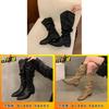 Martin Boots For Women With Pu Material And Slipresistant Sole For Fall Winter Fashion