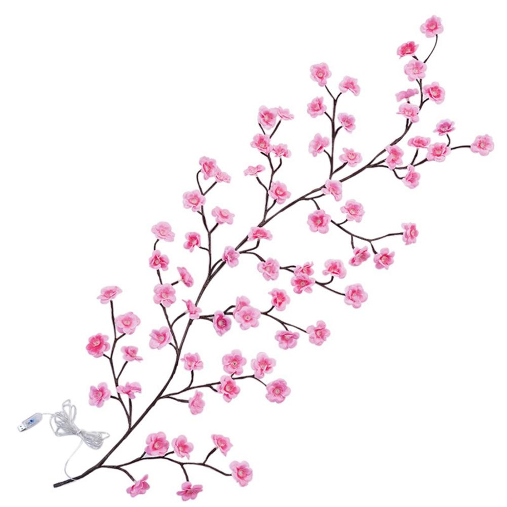 

Светодиодные ротанговые ветки, гирлянда, гибкие декоративные огни, питание от USB