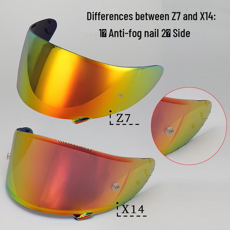 Photochromic UV Protection Anti-Fog Helmet Visor for Z7/X14 – Wind, Snow & Sun Proof