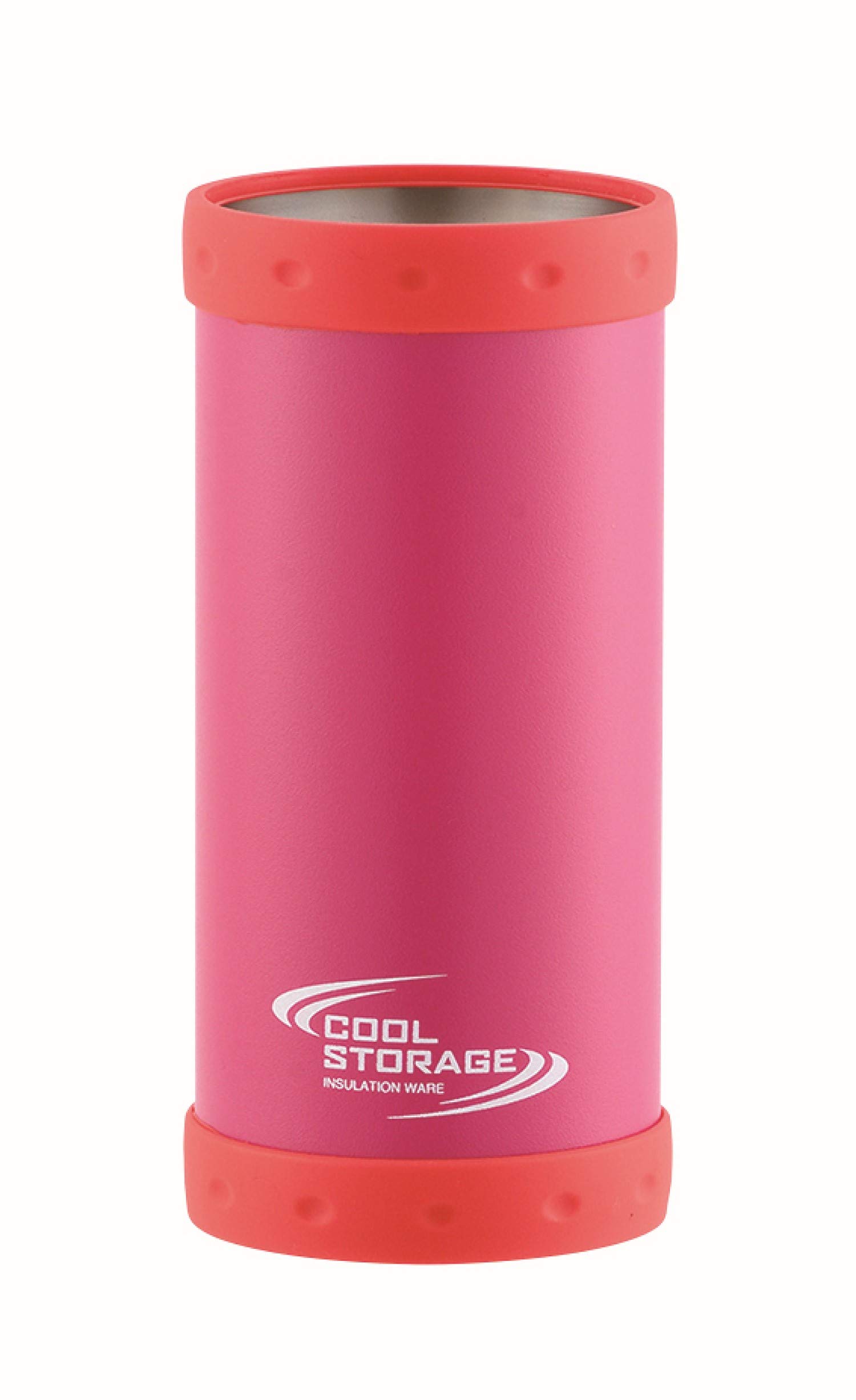 

Pearl Metal Vacuum Insulated Can Fits 500ml Can Be Used as a Cool Holder/Cooler, 2-Way Type, Cans, Tumbler, Outdoor, Pink, Storage, D-6642 розовый