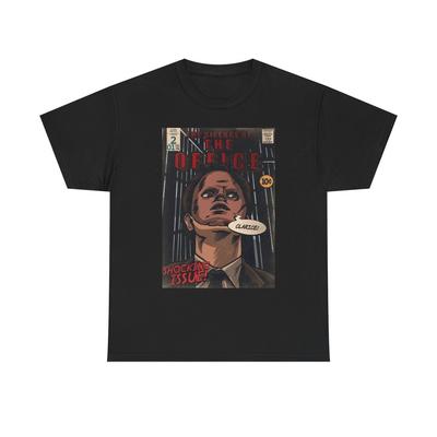 Silence Of The Office Graphic T Shirt Vintage Funny Retro Unisex Heavy Cotton  Unisex T-Shirt