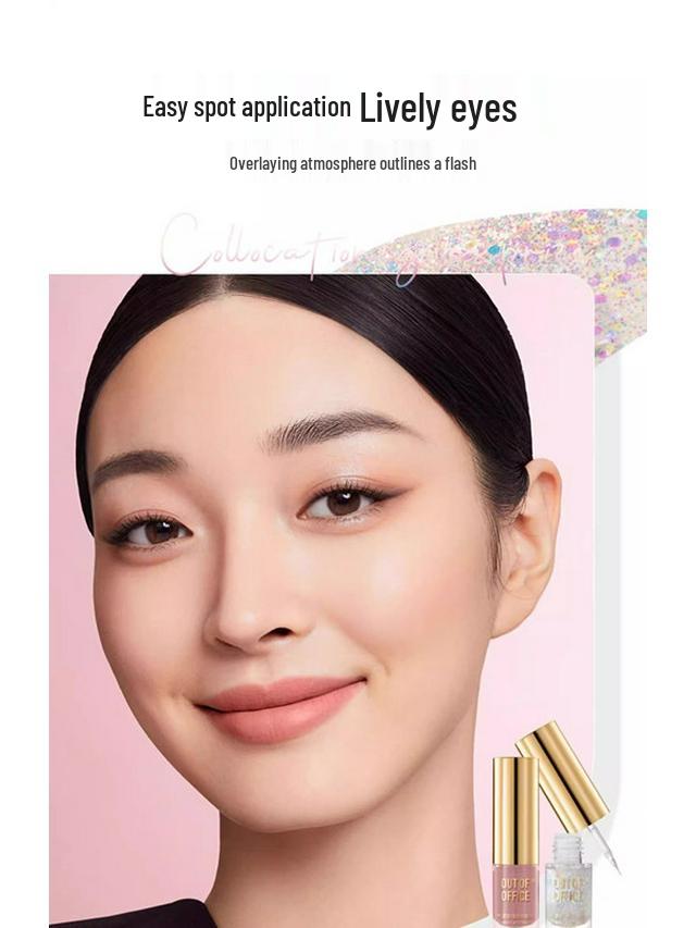 OUTOFOFFICE Oh Wild Temperament Matte Liquid Eyeshadow - Fine Shimmer, Easy Application for Brilliant Eye Makeup