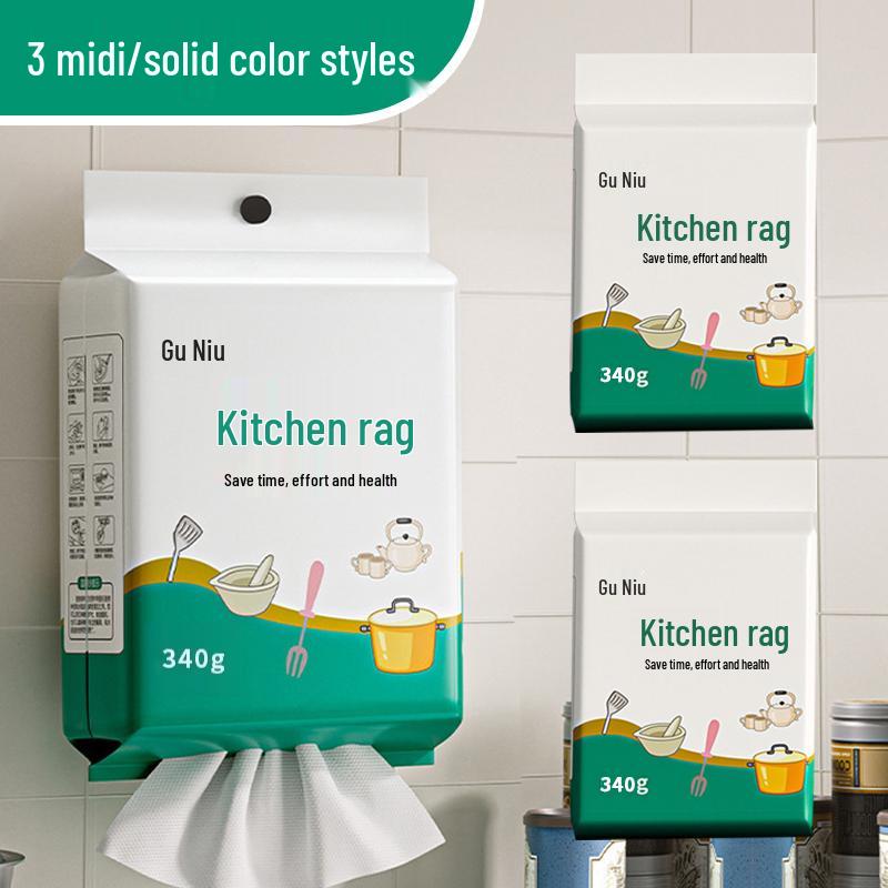 Pogrubiony, dwustronny, jednorazowy mop do mycia naczyń do czyszczenia na sucho i mokro