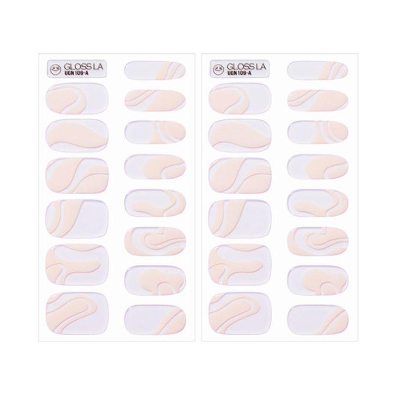 Glossy & Nude Diesel Nails