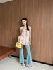 Flat-Bottomed Bag Head Half-Drag Sandals Polka Dot Women'S Shoes