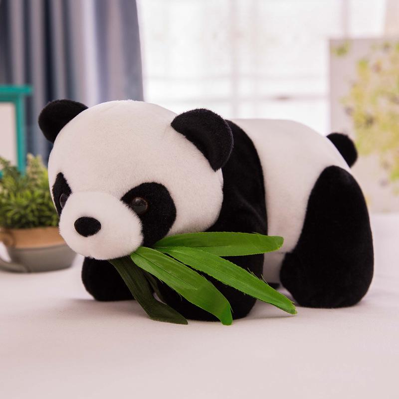 Panda Doll Plush Toy National Treasure Simulation Red Panda Doll Small Pendant Rag Doll Children'S Birthday Gift