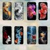Fishes Case Phone Case For Samsung S25,S24,S21,S22,S23,S30,Ultra,S20,Plus,Fe,Lite,5G Black Cover