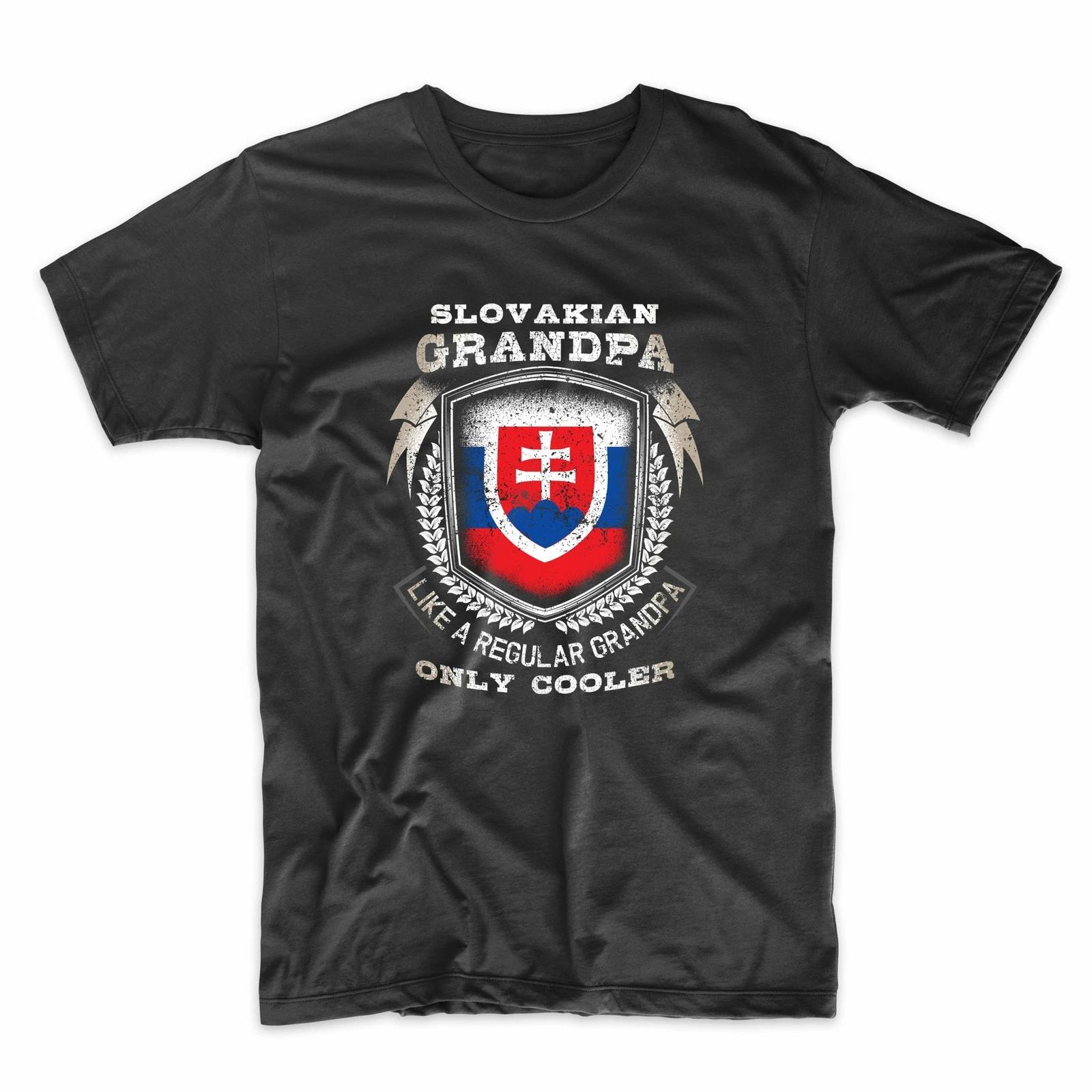 Slovakian Grandpa Like A Regular Grandpa Only Cooler Funny T-Shirt S