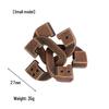Kleine Kongming-Schloss-Puzzle-Spielzeug aus Zinklegierung - Luban-Schlossring-Puzzle-Lösung