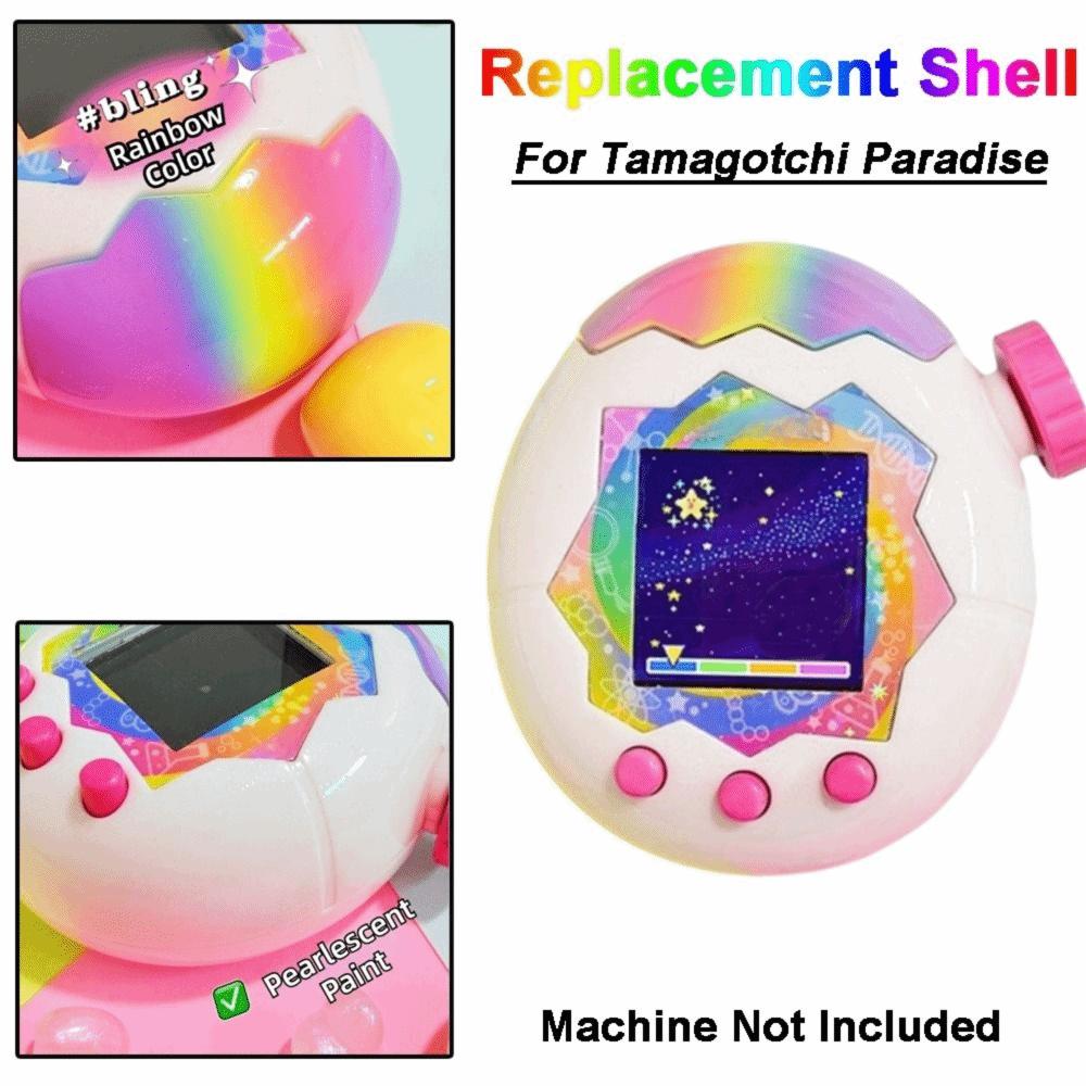 Rainbow Colors Replacement Case Parts for Tamagotchi Paradise Pet Machine Accessory
