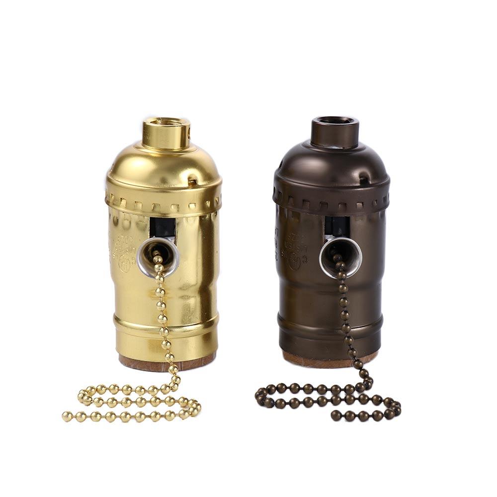Lamp Holder Edison E26/E27 Aluminum Shell Accessories No Switch Lighting Lamp Bases Socket Holder