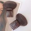 1PC Black Invisible Cushion Hair Clips Fluffy Sponge Hair Clip For Women Front Hair Line Volume Base Puff Hair Styling Tool