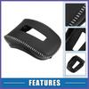 Gear Shifting Knob Cover for Mitsubishi Outlander Faux Leather Black Gray New