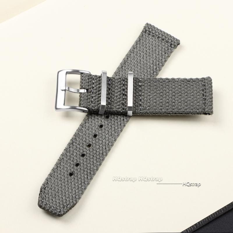 20mm 22mm Baumwoll-Nylon-Uhrenarmband für Casio Herren Militär-Sportband Gewebtes Canvas-Gewebeband für Seiko Schnellverschluss-Armband
