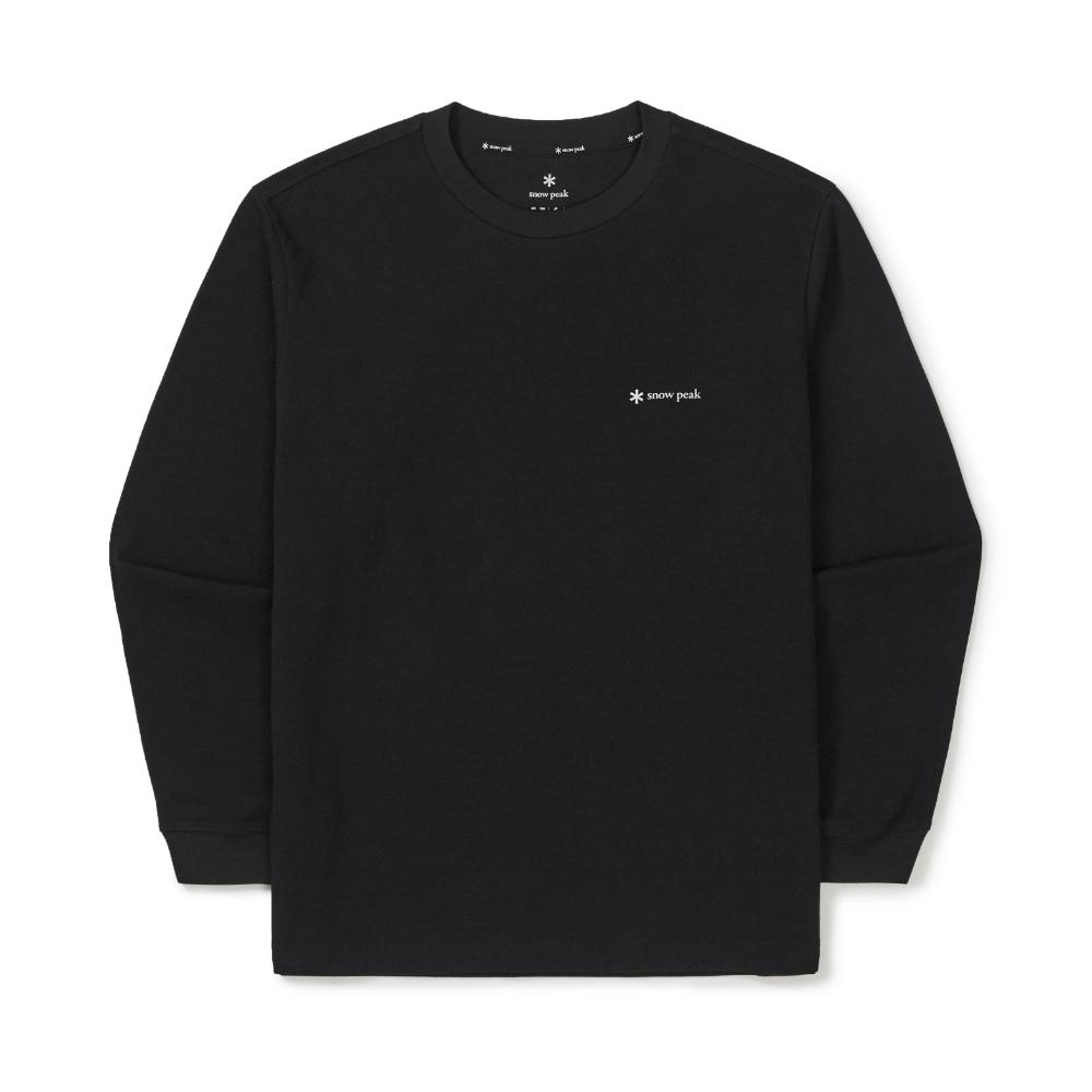 SNOWPEAK Sorona Lettering Long Sleeve T-shirt Black (S26SUFTL62)