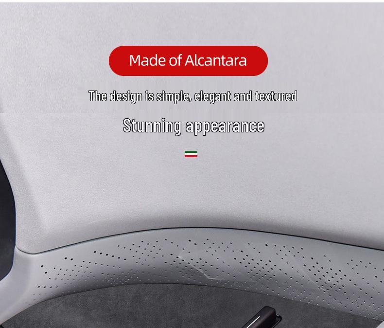 Zeekr 7X Alcantara Suede Window Panel Decorative Sticker - Car Interior Protection Accessories