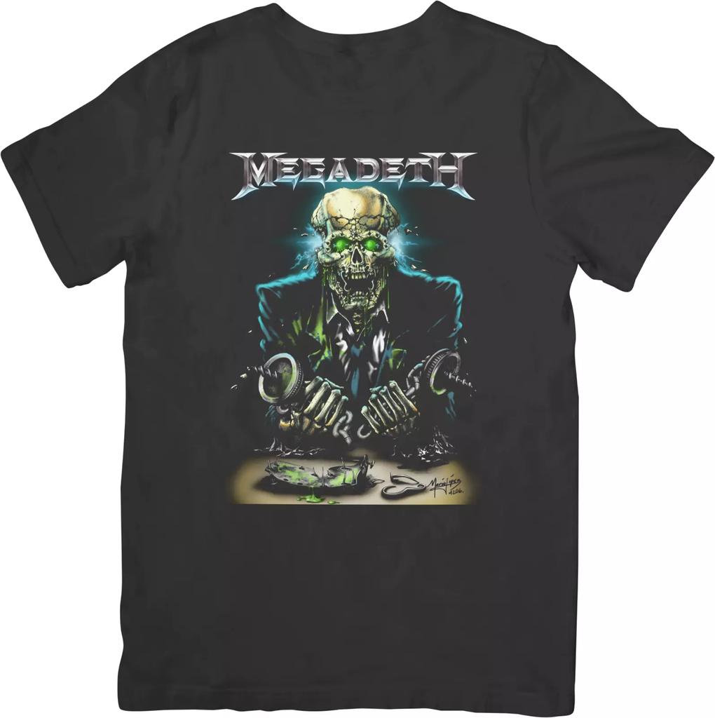 Megadeth Music Unisex Fit for Men & Women Quality Cotton T-Shirt Black