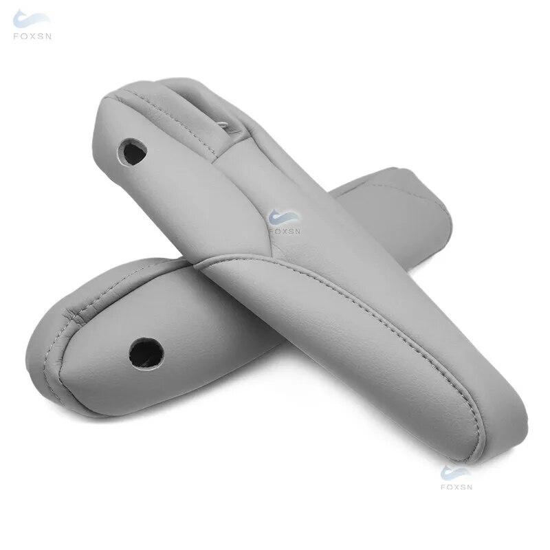 PU Leather with Sponge Armrest Cover For Honda CRV CR-V 2007 2008 2009 Driver & Passenger Side Seat Armrest Handle Cover Trim