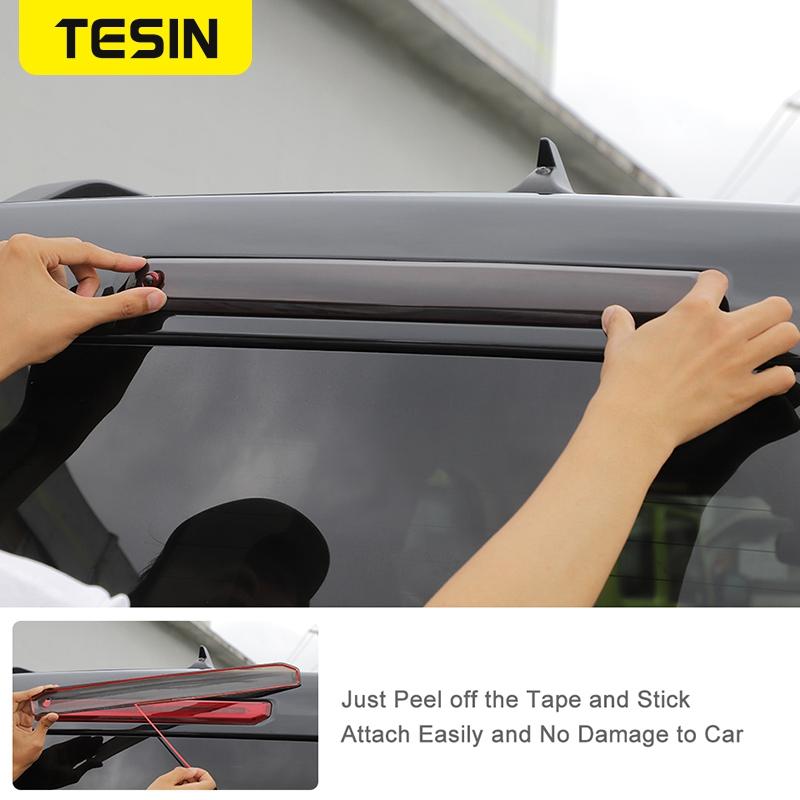 TESIN Car Rear High Brake Light Lamp Decoration Cover Trim Stickers For Ford Bronco Sport   2023 Exterior