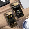 Round and bright eyes For IPhone 17Pro Max 16 17 Pro 15 Pro 14 13 Plus 12 Mini 11Pro Max XR 16E 17Air Golden glass phone case