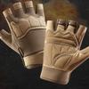 1 Pair Paratrooper Half Finger Tactical Gloves for Men Special Forces Fans Outdoor Sports Cycling & Mountaineering