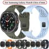 Soft Silicone Strap For Samsung Galaxy Watch Ultra 2025 Fashion Sports Breathable Bracelet For Samsung Watch 7 Ultra 47mm Correa