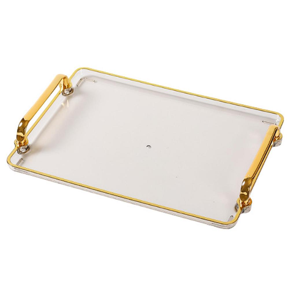 Serving Tray with Handles Jewelry Tray for Dressing Room Bathroom Decoration
