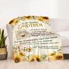 Mother's Love And Strength Blanket Suitable for sofas,travel, living rooms also a good gift for friends and family Suitable for all seasons.