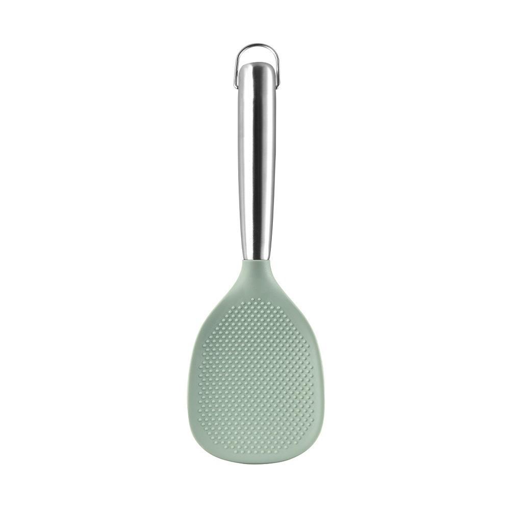 New Stainless Steel Handle Silicone Kitchenware Set Household Spatula Cooking Spoon Spatula Kitchen Non-stick Pan Silicone