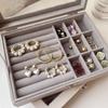 Luxury Portable Jewelry Organizer for Earrings, Rings, Watches, and Bracelets