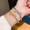 Geometric Zircon Square Buckle Bracelet For Women Fashion Jewelry