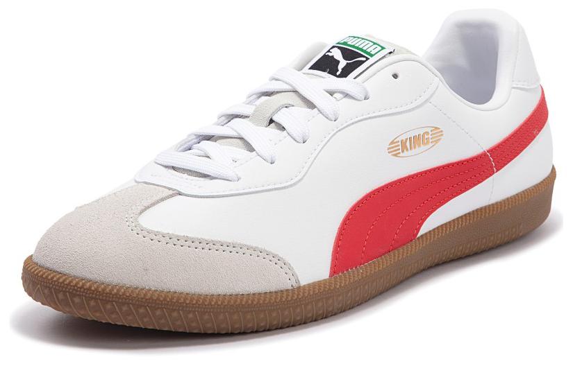 Puma King 21 It Football Boots 'White Red Brown' 106696-06