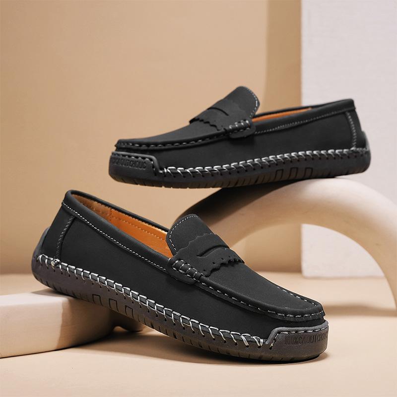 Hand-stitched Women Casual Shoes Loafers Slip On Driving Shoes Moccasins Women Flats Shoes