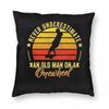 Never Underestimate An Old Man On A Onewheel Square Pillowcase Polyester Linen Velvet Pattern Decor Pillow Bed Cushion Cover